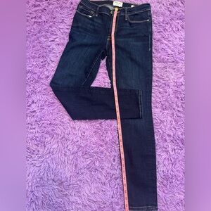 Frame Denim Deep Blue Skinny Jeans